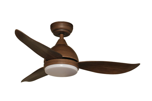 FANCO B-STAR 36 / 46 / 52 Inch DC Motor Ceiling Fan with 3 Tone LED Light Kit and Remote Control
