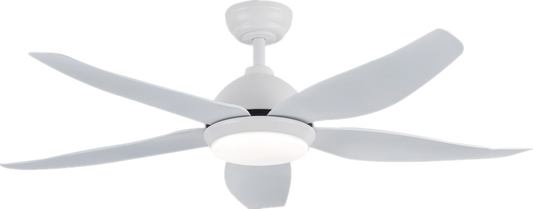FANCO Galaxy-5 38 / 48 / 56 Inch DC Motor Ceiling Fan with 3 Tone LED Light Kit and Remote Control