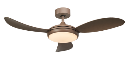 [36Watt LED Light] Fanco Co-Fan GIRASOL 3-Blades 46 Inch DC Motor Ceiling Fan with 3 Tone 36W LED Light Kit and Remote Control