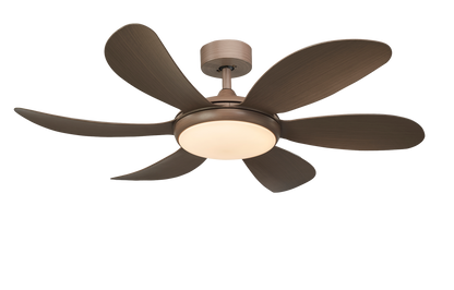 [36Watt LED Light] Fanco Co-Fan GIRASOL 6-Blades 46 Inch DC Motor Ceiling Fan with 3 Tone 36W LED Light Kit and Remote Control