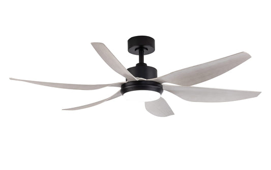 Fanco Heli 6-Blades 56 / 66 Inch DC Ceiling Fan with Remote Control and LED 3-Tone Colour Light