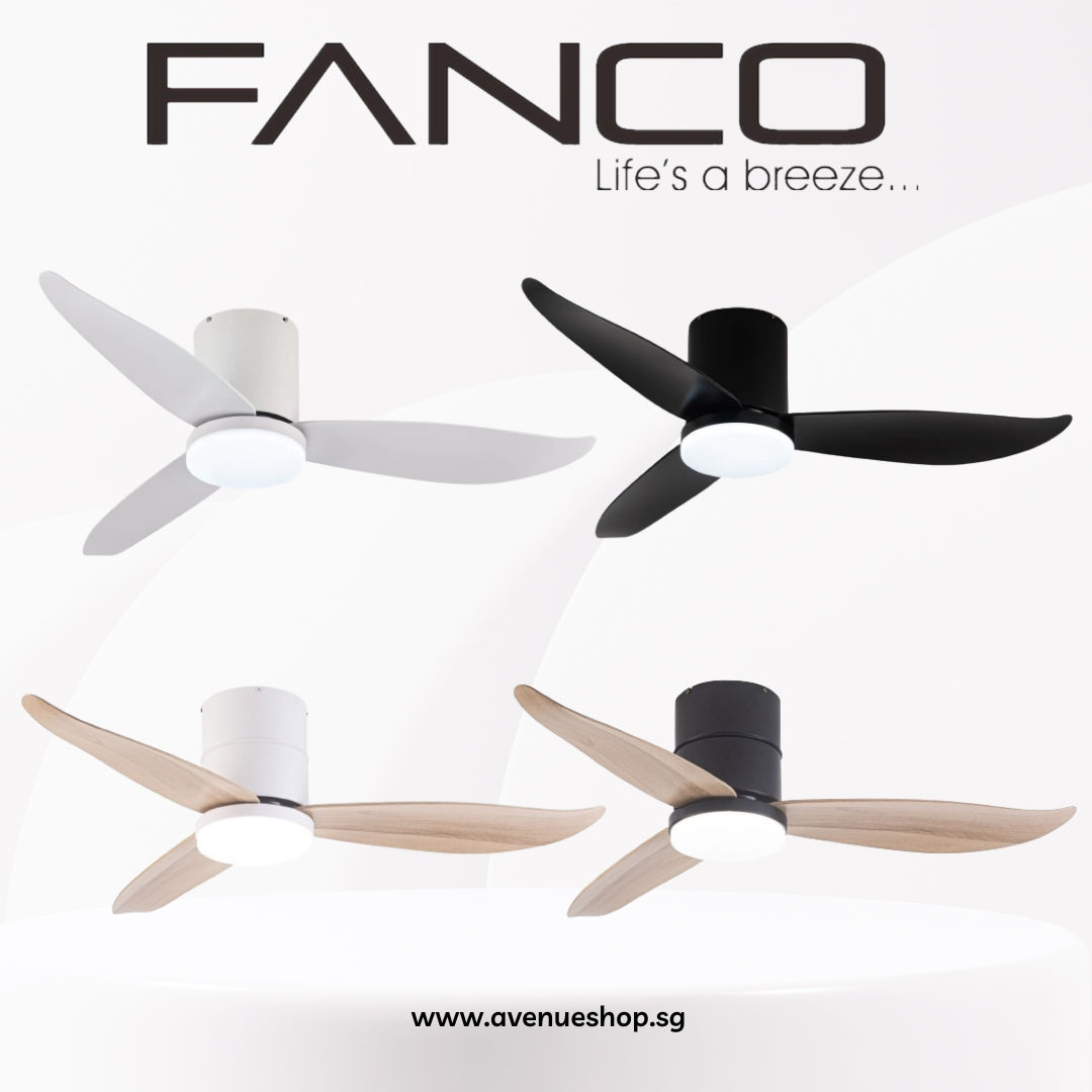 Fanco Co-Fan Rito-3 46 / 52 Inch DC Ceiling Fan 3 Blade 46/52 Inch LED n Remote Control