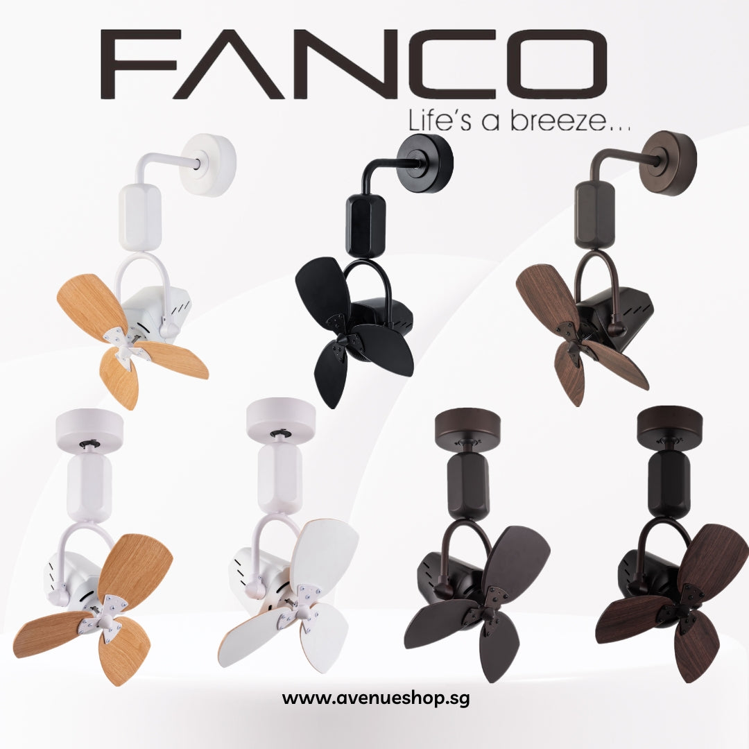 Fanco DONO 16 Inch DC Motor Corner Fan with Remote Control