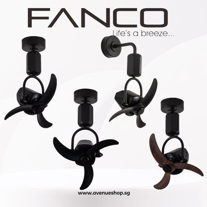 Fanco VINO 18 Inch DC Motor Corner Fan with Remote Control