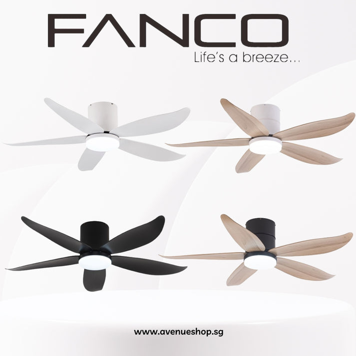 Fanco Co-Fan Rito-5 48 / 54 Inch DC Ceiling Fan 5 Blade 48/54 Inch LED ...