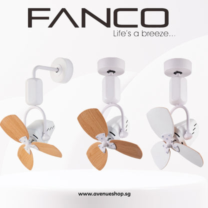 Fanco DONO 16 Inch DC Motor Corner Fan with Remote Control