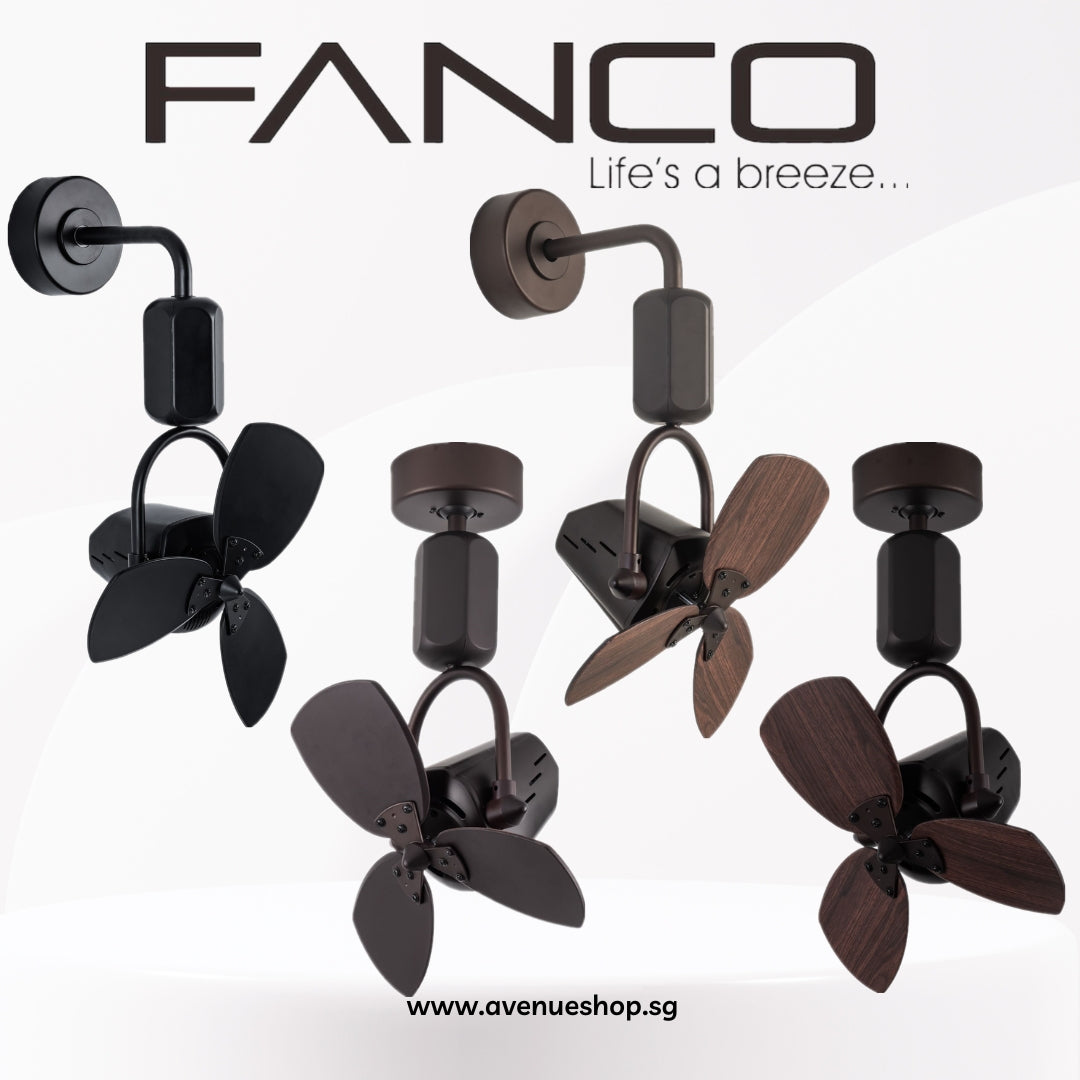 Fanco DONO 16 Inch DC Motor Corner Fan with Remote Control