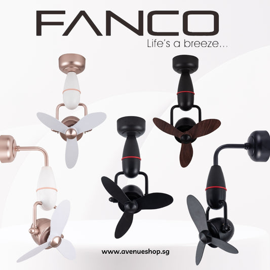 Fanco Tristar Nano 16 Inch DC Motor Corner Fan with Remote Control