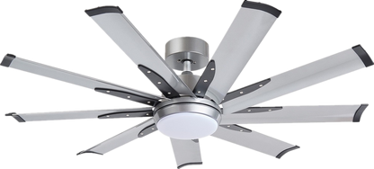 FANCO E-Lite 48 / 52 / 60 / 72 Inch DC Motor Ceiling Fan with 3 Tone LED Light Kit and Remote Control