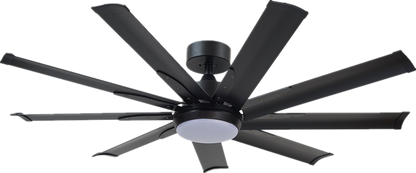 FANCO E-Lite 48 / 52 / 60 / 72 Inch DC Motor Ceiling Fan with 3 Tone LED Light Kit and Remote Control