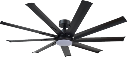 FANCO E-Lite 48 / 52 / 60 / 72 Inch DC Motor Ceiling Fan with 3 Tone LED Light Kit and Remote Control