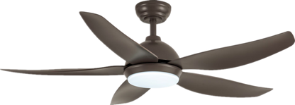 FANCO Galaxy-5 38 / 48 / 56 Inch DC Motor Ceiling Fan with 3 Tone LED Light Kit and Remote Control