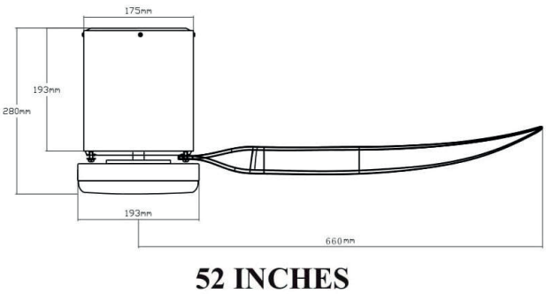 BESTAR VITO-5 Estilo  42 / 52 Inch DC Motor 5Blade WiFi Smart Ceiling Fan w Dimmable LED and Remote